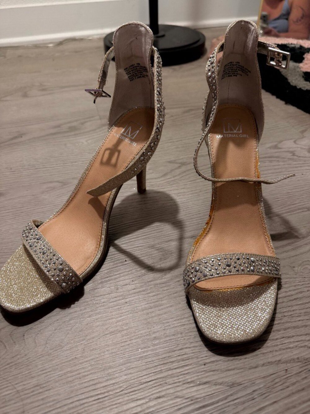 Material Girl Metallic Heels